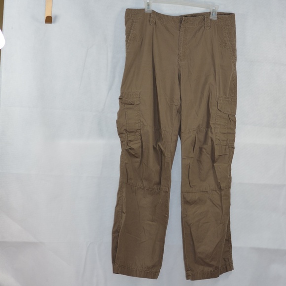 Eddie Bauer 100%Cotton Cargo Pants SZ 14 - Picture 2 of 8